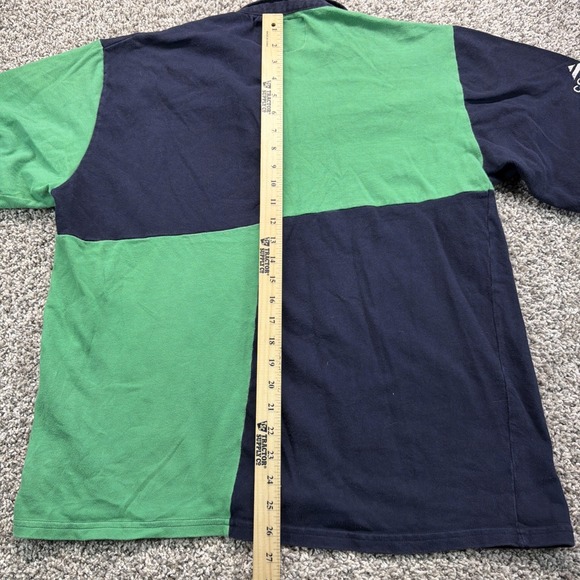 Vintage 1998 Buroughmuir Rugby Shirt Cotton Oxford Mens Large Scotland - Picture 8 of 8